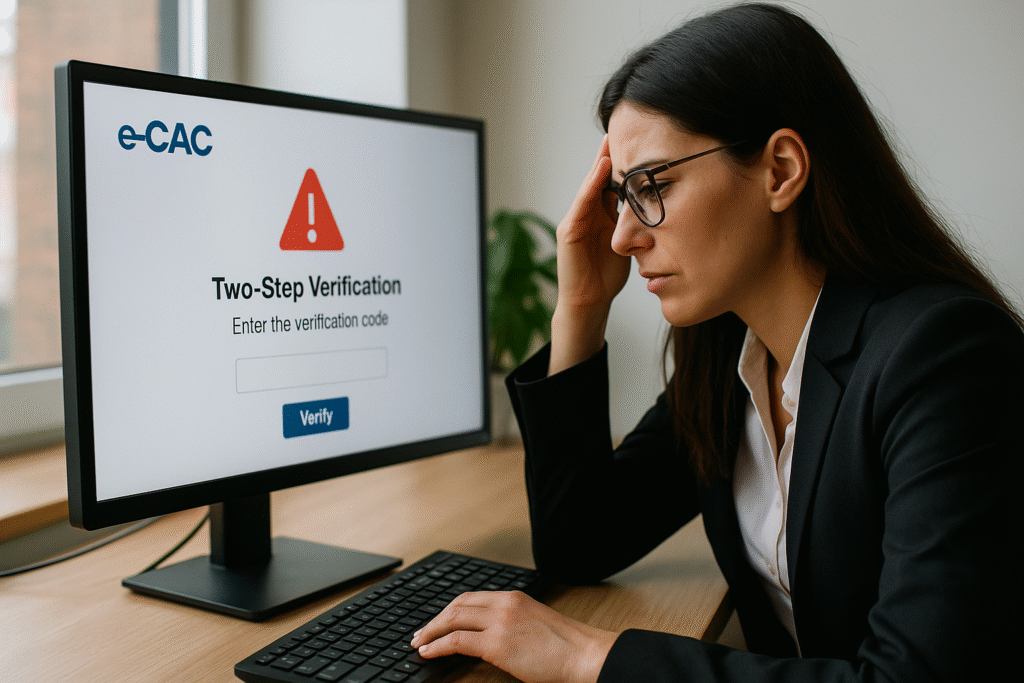 Verificação de duas etapas ECAC contabil news