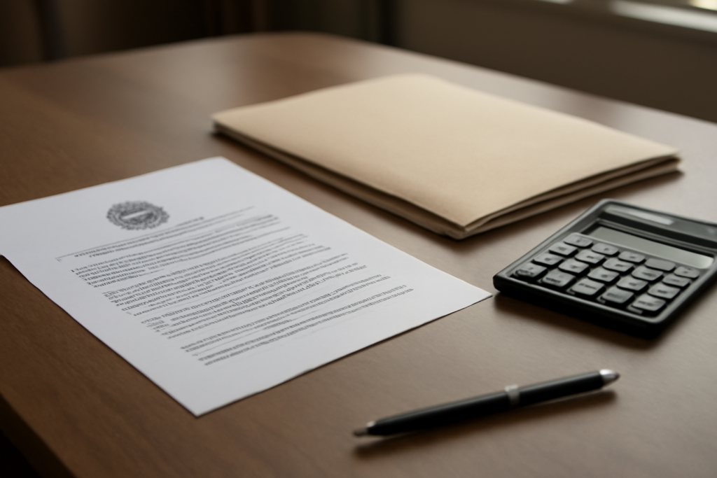 Quatro medidas provisórias perdem validade e afetam R$ 31 bi Mesa com documentos oficiais e calculadora ilustrando medidas provisórias que perdem validade
