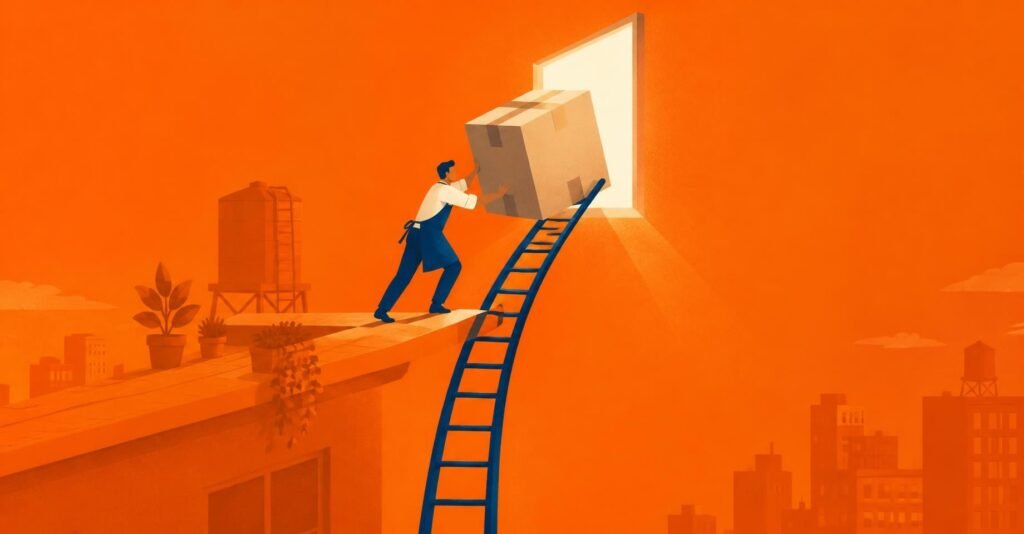 Ilustração de um microempreendedor ajustando seu negócio ao novo teto de faturamento MEI de 2027.